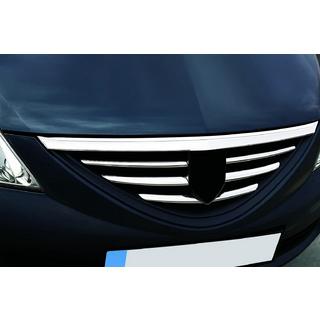 RVS sierlijsten voor radiateurgrille Dacia Logan I 2005–2008 foto 3