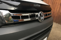 Volkswagen T5 2010–2015 Grillijsten (Carmos, 2 stuks, RVS) foto 5