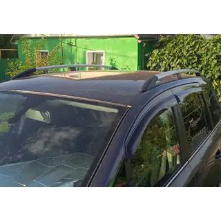 Aluminium dakrails (Caravan, chroom)