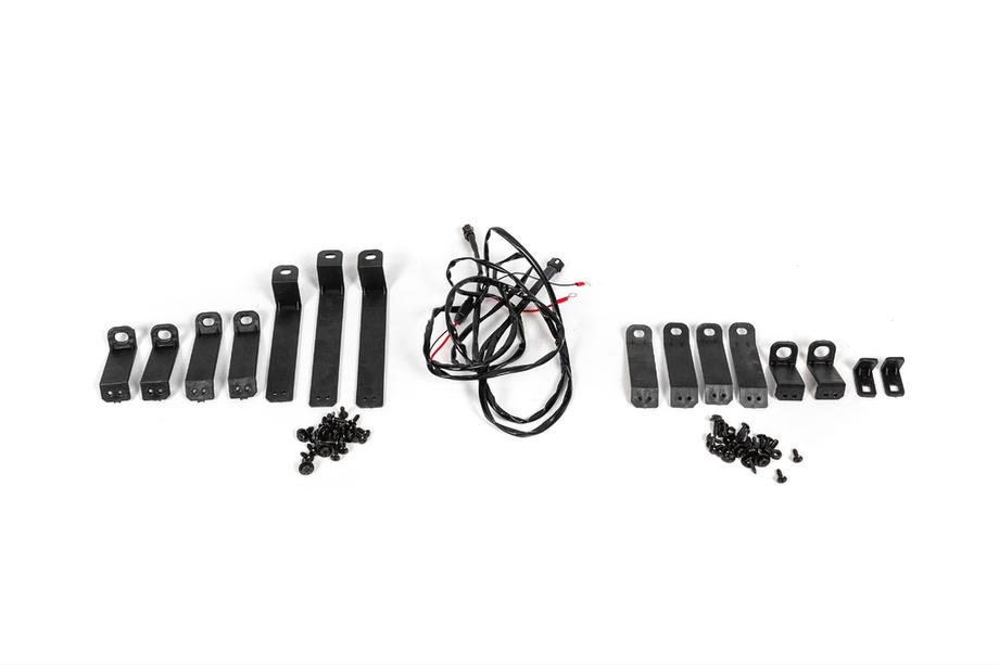 Toyota Land Cruiser Prado 150 2009–2023 TRD voor- en achterbumperlip (2017-) Zwarte kleur Foto 10