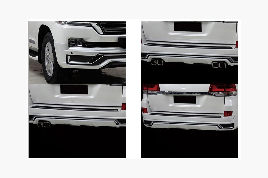 Toyota Land Cruiser 200 2007–2021 Bodykit-set 2016↗ (Modelista V3) Zwarte kleur Foto 6