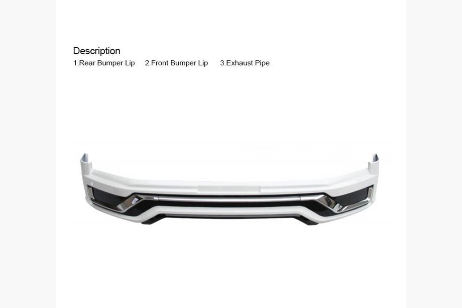 Toyota Land Cruiser 200 2007–2021 Bodykit-set 2016↗ (Modelista V3) Zwarte kleur Foto 4