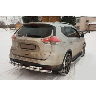 Achterbeschermbeugel NSXT.13.6.B1-08 (RVS) Nissan X-trail T32/Rogue 2014–2021 foto 2