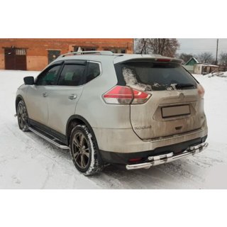Achterbeschermbeugel NSXT.13.6.B1-08 (RVS) Nissan X-trail T32/Rogue 2014–2021 foto 3