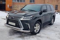 Lexus LX570/450d 2008–2022 Voorbeschermbeugel ST014 (2015+, RVS) foto 7