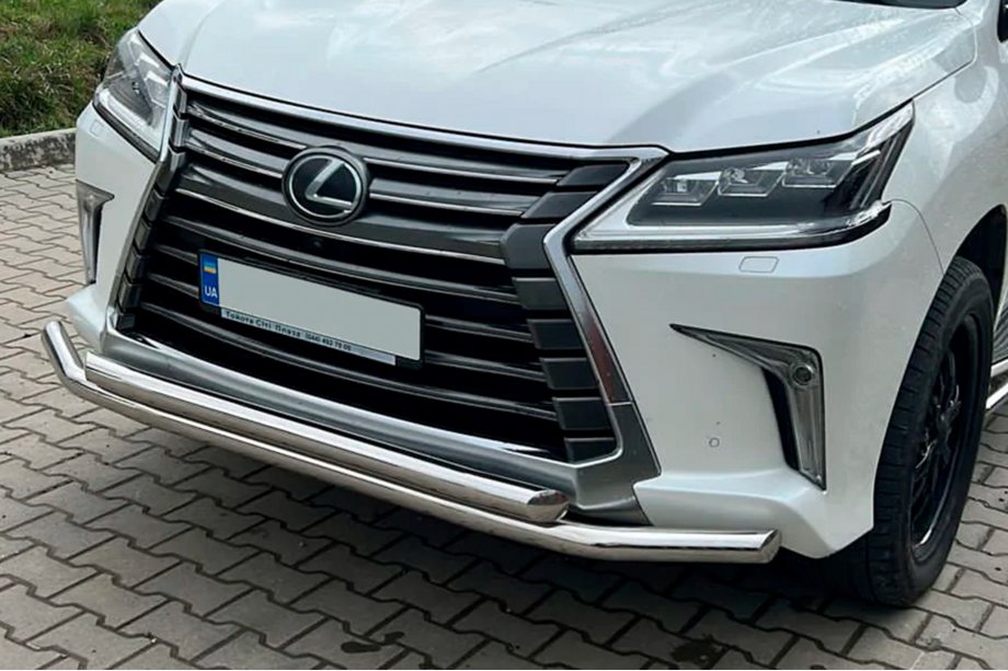 Lexus LX570/450d 2008–2022 Voorbeschermbeugel ST014 (2015+, RVS) Image