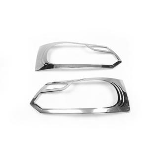 RVS koplamp sierlijsten (set 2 stuks) foto 4
