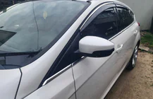 Ford Focus III 2011–2017 Raamwindschermen met chroomstrip Niken (SD/HB, 4 st.) foto 3