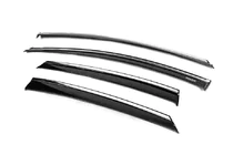 Ford Focus III 2011–2017 Raamwindschermen met chroomstrip Niken (SD/HB, 4 st.) foto 2