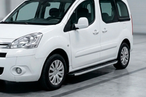 Peugeot Partner Tepee 2008–2018 Fullmond side steps (set van 2, aluminium) foto 1