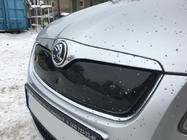 Skoda Fabia 2007–2014 Winterafdekking voor radiatorrooster (2007-2010, bovenste) Glanz foto 3