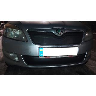 Winterafdekking voor grille (2011-2014, bovenste) Skoda Fabia 2007–2014 foto 2