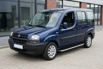 Fiat Doblo I 2005–2010 Side steps Fullmond (2 stuks, aluminium) Maxi basis foto 1