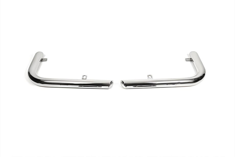 Mercedes X-klasse 2017–2020 Achterbeschermbeugel AK003 (RVS, 60 mm) Foto 2