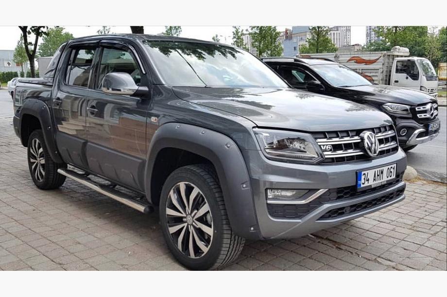 Volkswagen Amarok 2010–2022 Wielkastverbreders (glasvezel, overspuitbaar) 23 cm Foto 3