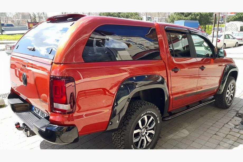 Volkswagen Amarok 2010–2022 Wielkastverbreders (glasvezel, overspuitbaar) 23 cm Foto 4