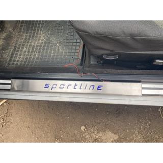 LED dorpelplaten (kort) RVS, 2-delig foto 2