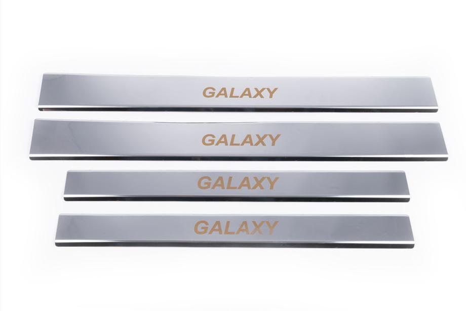 Ford Galaxy 1995–2006 Carmos dorpellijsten (set 4 stuks, RVS) Foto 2