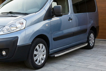 Citroen Jumpy 2007–2017 Fullmond side steps (set van 2, aluminium) foto 1