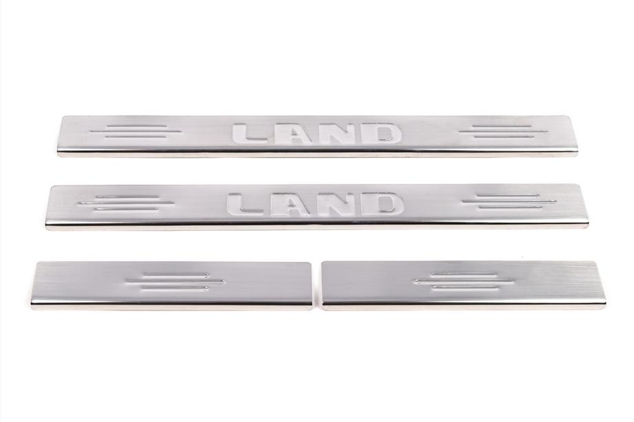 Toyota Land Cruiser 100 1998–2007 Carmos instaplijsten RVS (4 stuks) Foto 2