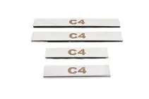 Citroen C-4 2010–2018 Carmos instaplijsten (4 stuks, RVS) foto 3
