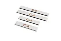 Citroen C-4 2010–2018 Carmos instaplijsten (4 stuks, RVS) foto 1