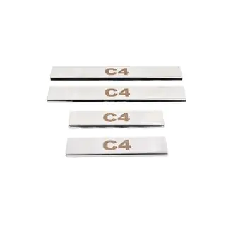 Carmos instaplijsten (4 stuks, RVS) foto 3
