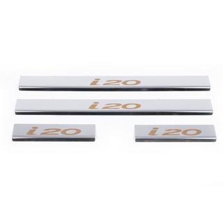 Carmos V1 RVS instaplijsten (set 4 stuks) Hyundai I-20 2008–2012 foto 2