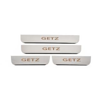 Carmos dorpellijsten (set 4 stuks, RVS)
