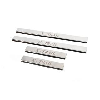 Carmos instaplijsten RVS (4 stuks) Nissan X-trail T30 2002–2007 foto 1