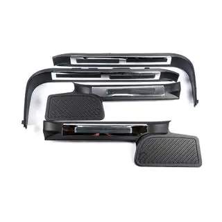 Kunststof instaplijsten met verlichting (zwart) Toyota Land Cruiser 200 2007–2021 foto 4