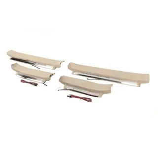 Instaplijsten met verlichting (beige) Toyota Land Cruiser Prado 150 2009–2023 foto 2