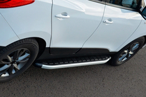 Kia Sportage 2010–2015 Side steps Fullmond (2 stuks, aluminium) foto 2