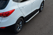 Kia Sportage 2010–2015 Side steps Fullmond (2 stuks, aluminium) foto 3