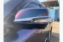 Toyota Land Cruiser 200 2007–2021 Spiegelstrips 2012-2021 (2 stuks, chroom) foto 13