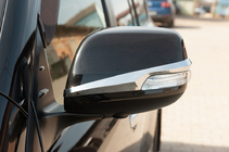 Toyota Land Cruiser 200 2007–2021 Spiegelstrips 2012-2021 (2 stuks, chroom) foto 8