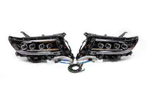 Toyota Land Cruiser Prado 150 2009–2023 Koplampen vóór Lexus-design 4-LED V1 (2017+, set van 2) foto 5