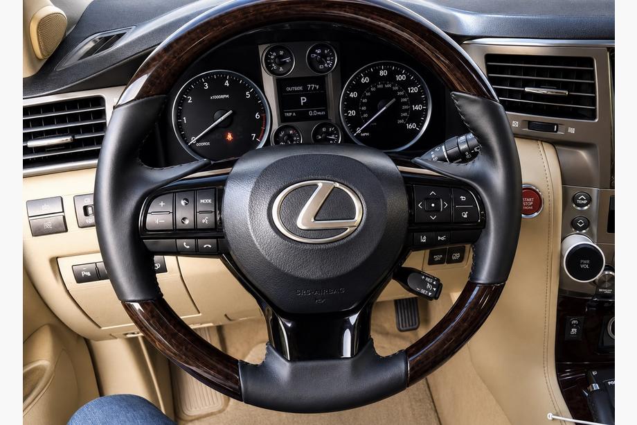 Lexus LX570/450d 2008–2022 Compleet stuurwiel (houtlook) Image