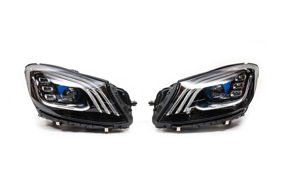 Mercedes S-Class W222 2013–2022 Facelift voor koplampen met modules (OEM) Foto 3