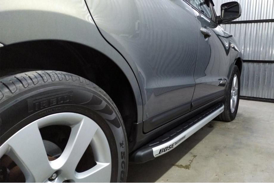 Hyundai Santa Fe 2 2006–2012 Side steps Fullmond (2 stuks, aluminium) Image