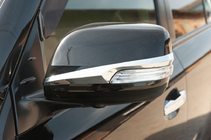 Toyota Land Cruiser Prado 150 2009–2023 Spiegelstrips (set van 2, chroom) foto 1