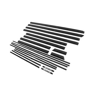 Zwarte deurlijsten (gemonteerde uitvoering, design 2019) foto 4