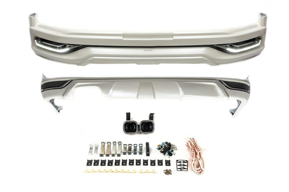 Toyota Land Cruiser 200 2007–2021 Complete bodykit 2016↗ (Modelista V2-LED) Zwarte kleur Image