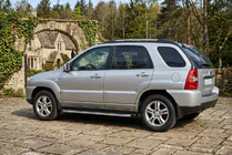 Kia Sportage 2004–2010 Side steps Fullmond (2 stuks, aluminium) foto 1