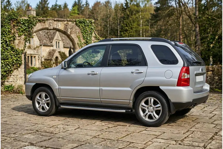 Kia Sportage 2004–2010 Side steps Fullmond (2 stuks, aluminium) Image