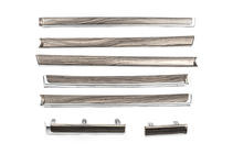 Toyota Land Cruiser 200 2007–2021 Houten deurinlegstukken (donker hout) foto 1