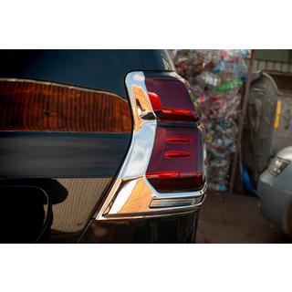 Chromen achterlichtcovers V1 (2 stuks, 2018+) Toyota Land Cruiser Prado 150 2009–2023 foto 3