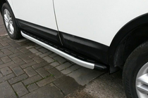 Nissan Qashqai 2007–2010 Fullmond side steps (set van 2, aluminium) foto 1