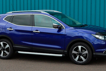 Nissan Qashqai 2010–2014 Fullmond side steps (2 stuks, aluminium) foto 3
