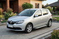 Dacia Sandero 2013–2020 Zijsteps X5-type (set 2 stuks, aluminium) foto 1